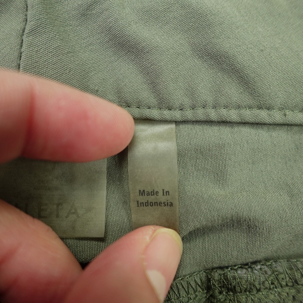 Athleta Pants Womens 8 Green Cargo Hiking Outdoor Straight Leg - Picture 5 of 16